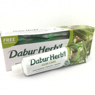 Зубная паста Dabur Herb'l Neem 150 г + зубная щётка